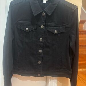 Classic Black Denim Jacket